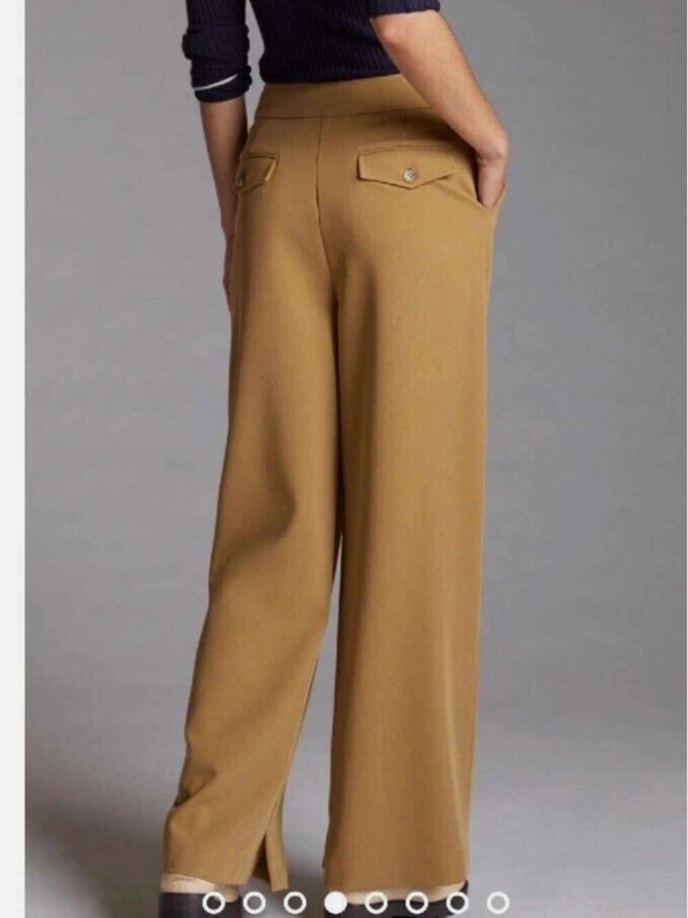 Anthropologie Exquise Camel Trousers - Picture 2 of 9